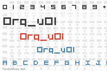 Org_v01 Font