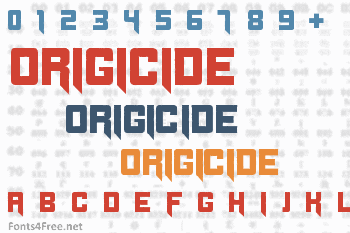 Origicide Font