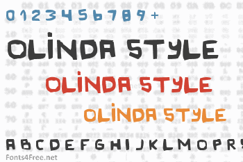 Original Olinda Style Font