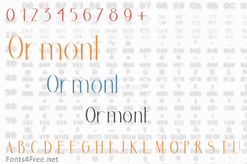 Ormont Font