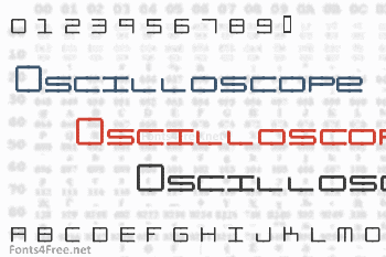 Oscilloscope Font
