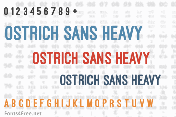 Ostrich Sans Heavy Font