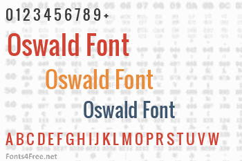 Oswald Font