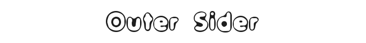 Outer Sider Font Preview