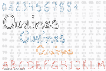 Outlines Font