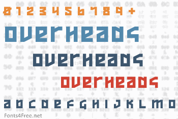 Overheads Font