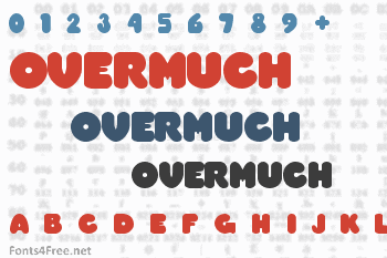 Overmuch Font