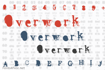 Overwork Font