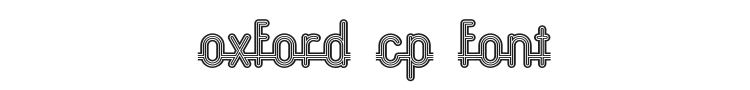 Oxford CP Font Preview