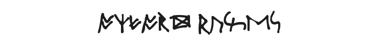 Oxford Runes Font Preview