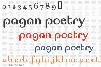 Pagan Poetry Font