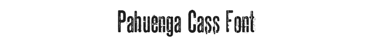 Pahuenga Cass Font