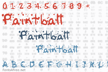 Paintball Font