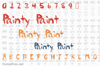 Painty Paint Font