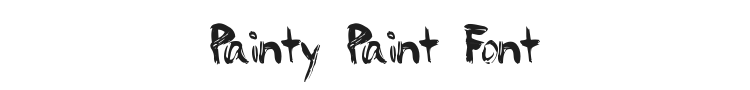 Painty Paint Font