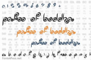 Palm of Buddha Font