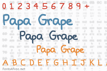 Papa Grape Font