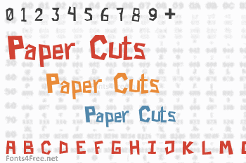 Paper Cuts Font