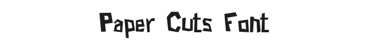 Paper Cuts Font