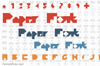 Paper Font