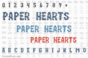 Paper Hearts Font