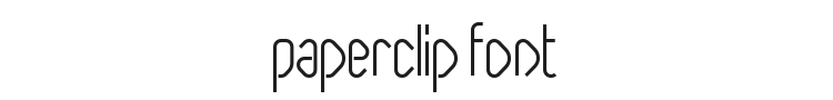 Paperclip Font Preview