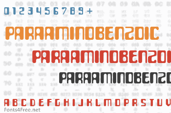 ParaAminobenzoic Font