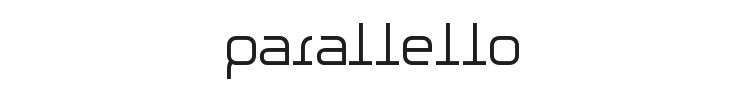 Parallello Font