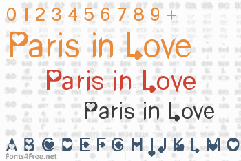 Paris in Love Font