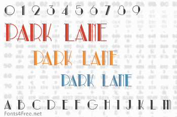 Park Lane Font