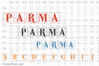 Parma Initialen MK Font