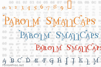 Parolm SmallCaps Font