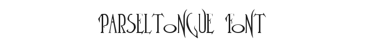 Parseltongue Font Preview