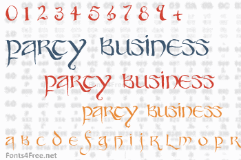 Party Business Font