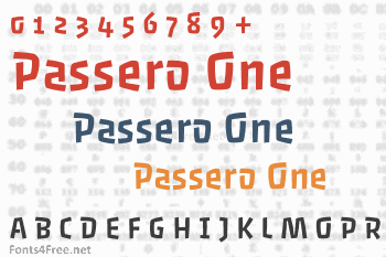 Passero One Font