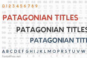 Patagonian Titles Font