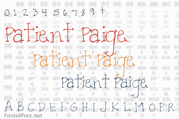 Patient Paige Font