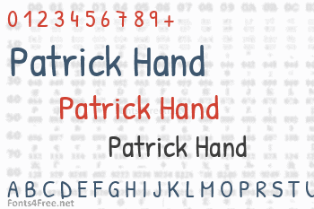 Patrick Hand Font