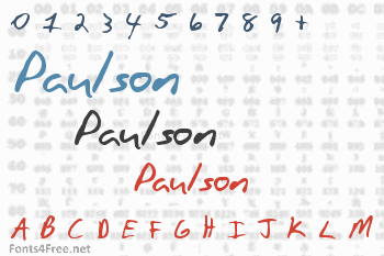 Paulson Font