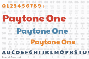 Paytone One Font