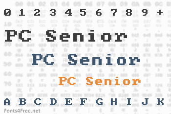 PC Senior Font