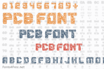 PCB Font