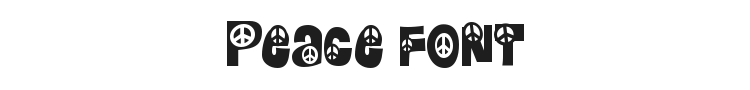 Peace Font Preview