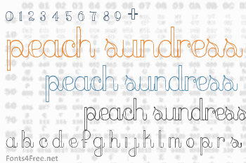 Peach Sundress Font