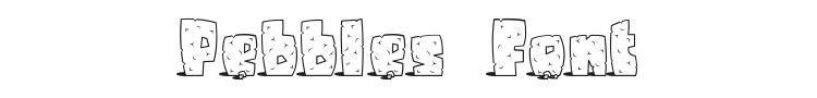 Pebbles Font