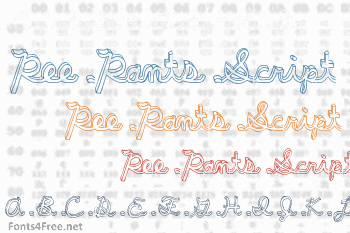 Pee Pants Script Font