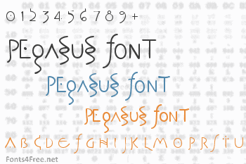 Pegasus Font