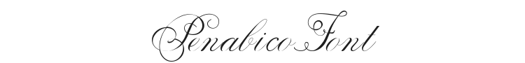 Penabico Font Preview