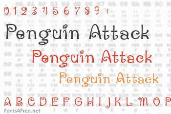 Penguin Attack Font