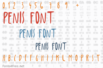 Penis Font